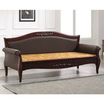 경인 흙돌침대 에스터 흙침대 카우치소파-확장형 자수보료, 없음