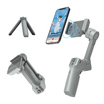 MOZA Mini MX2 스마트폰용 짐벌 3축 소지 스태빌라이저 AI 자동 추적 스마트 센서 부착 접이식 핸드헬드 스태빌라이저 손떨림 방지 최대 내하중 280g 줌과 포커스 조정