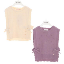 페리미츠 여아용 레이어드 니트 베스트 P2332K465