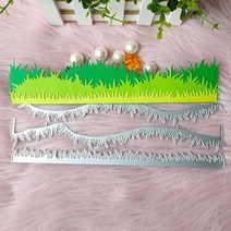 다이컷 틀 스텐실 잔디 금속 절단 다이 몰드 스크랩북 장식 양각 사진 앨범 카드 제작 DIY 수공예품 3 개 신제품