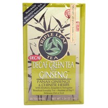 트리플리프티 디카프 진생 그린 티, 1.9g, 20개입