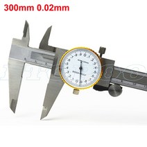 공구 0-300mm 다이얼 캘리퍼스 0.01mm 고정밀 스테인레스 스틸 버니어 테이블 캘리퍼 포함 12 인치 0.001 quot다이얼 게이지, 0-300mm 0.02mm, 01 0 300mm 0.02mm