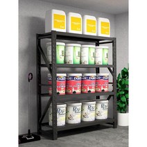 물류창고선반 중량랙 조립식 산업용 적치대 파렛트랙, 매트블랙120501804층메인프레임굵고두껍게