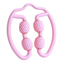 종아리 붓기 뻐근한목 뒷목 마사지 롤러, 핑크