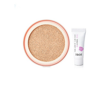 아이소이 스킨케어 쿠션 파운데이션 SPF38 PA++ 리필 + 수분폼 7ml 세트, 1세트, 21호(쿠션)