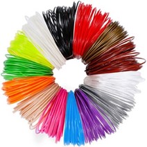 Dikale 3m x 12 색 3D 인쇄 재료 3D 펜 필라멘트 PLA 1.75mm 플라스틱 리필 3D 드로잉 펜 127, 12색 36m PLA