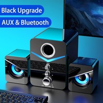 슈퍼베이스 블루투스 컴퓨터 스피커 홈 시어터 시스템 하이 파워 오디오 3D 스테레오 서브 우퍼 뮤직 센터 HIFI Boombox, CHINA_D221 Black