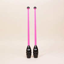 니스포 리듬체조 곤봉 시니어 45cm 멀티컬러 블랙/핑크