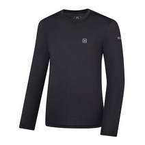 콜핑 에스파 남 KTT0449M 멜란지 무지 남성 등산 라운드 티셔츠, NAVY