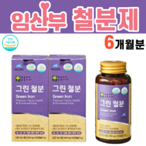 임산부 철분제 철분 산소운반 비헴철 가임기 임신전 임신후 임신준비 식물성 불가리쿠스 유산균 배양물 무기질 태아 태반 미강유 정제 쌀겨기름 20대 30대 여성 여자 영양제, 2병