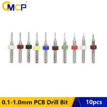 10개 01mm-10mm 수입 카바이드 PCB 드릴 비트 회로 기판 미니 CNC 세트 목공 도구, 10 개 1.0mm