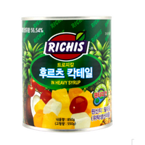 리치스 후르츠칵테일, 5개, 850g
