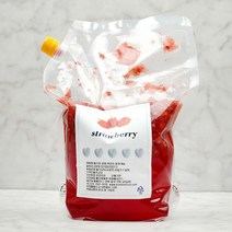 [KT알파쇼핑]수제청 딸기청 1kg 큐브
