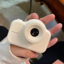 해외직구상품 레트로 CCD 디지털 고화질 카메라 Vlog 휴대용 소형, 화이트