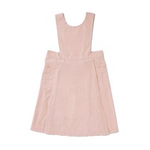 [JAJU/자주] 솔리드 원피스 앞치마, 라이트핑크