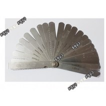100MZ 0.03~1.0mm (25매) 일본정품 SSK 시크니스게이지 두께측정기 치크니스 시그너스게이지 에스에스케이