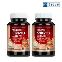 [종근당건강]멀티케어 오메가3 프리미엄 2박스, 상세설명 참조, 단품