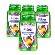 비타퓨전 vitafusion 파이버 구미 비타민 90구미, 4팩