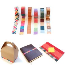 더조은키즈 전통문양 마스킹테이프 만들기테이프 포장테이프 꾸미기테이프, 1개, 팔각무늬