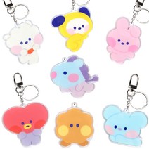 BT21 아크릴키링 라인프렌즈 미니미 365716, 알제이