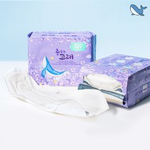 춤추는고래 대용량 오버나이트 생리대 18P X 2팩 (36P), 2개, 18개