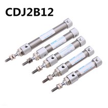 CDJ2B 타입 미니 공압 에어 실린더 복동 단일로드 10mm 보어 10 ~ 스트로크 공기, 12 100mm stroke
