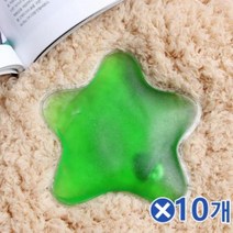 DXE375255다회용 똑딱이 손난로 별-색상랜덤x10개 겨울손난로, 1