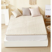 EMF 탄소극세사 베이지 전기요 100%국내생산 4 SIZE, 베이지 퀸 150X200