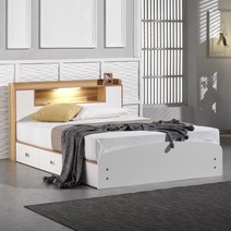 아이린 트리플 수납 슈퍼싱글 침대+매트리스, 아이린2 LED 침대+컴포트폼 매트