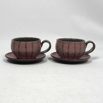 우리도예 여주도자기2인 커피잔세트, 레드라인2인커피잔세트, 1세트