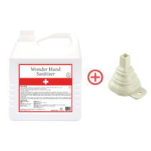 (4L)레몬향 / 겔 펌프 / 리필 대용량 말통 휴대 용 살균 세니타이저 / 손 소독제, (4L) 원더핸드 (겔타입) 3개