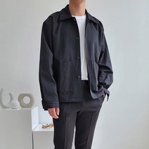 콘피아르 오버핏 빅포켓 포인트 코튼 자켓 TC0533N