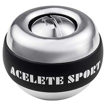 ACELETE 자동 시작 2.0 파워 볼 손목 트레이너 자이로스코프 스피너, 알류미늄