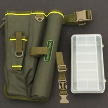 싸파 베나투스 로드홀더 보조가방 카키 태클박스 낚시 가방, 단품