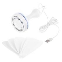 천장 실링 팬 조용한 6 엽 USB 전원 캐노피 원격 제어 타이밍 4 속도 걸이식 캠핑 침대 기숙사 텐트, 02 B