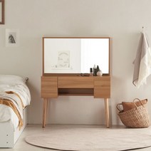 [리샘] 스완 화장대 수납화장대 (의자별매), 화이트