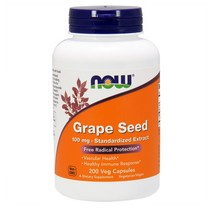 Now Foods 나우푸드 포도씨 스탠다드 100Mg 200캡 Aa10944 Top Brand 해외 현지 구매