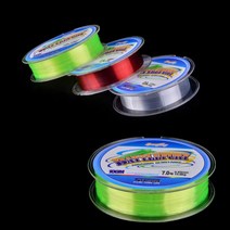 3중 고강도 100미터 나일론 낚시줄 라인 광어낚시 모노줄 선상갈치낚시채비, 낚시줄 투명0.6호