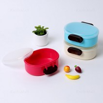 일본 G&B 타원형 도시락 (런치 박스) / 야외 도시락통, 화이트