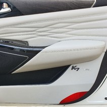 IOM K7프리미어 튜닝 아크릴 도어커버 글로브박스커버 콘솔박스커버 기어사이드커버 안전벨트커버 스키스루인사이드SET 언더커버SET, 도어커버(4PCS), 블랙, 금경