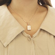 pkpj 써지컬 향수병 블랙투명 목걸이