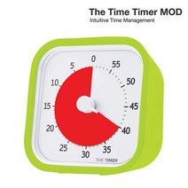 타임타이머 MOD 무소음 구글 타이머 60분 라임 그린, Time-Timer-MOD-Lime-Green