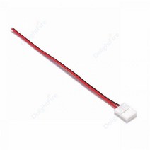 알루미늄 프로파일 1510pcs LED 스트립 커넥터 연장 와이어 245pin 8mm 10 12mm 케이블 22AWG 15cm 테이프 RGB RGBW, 2pin1, 1pcs, 2pin 8mm