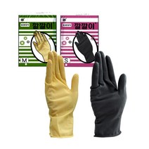 동광 깔깔이 미용장갑 염색장갑 미용깔깔이 고무장갑 파마장갑, 1개, 깔깔이 미용장갑(아이보리)XS