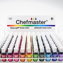 CN 셰프마스터 젤타입 식용 색소 28g 쉐프마스터 세트 잉크 마카롱 홈 베이킹 재료, 젤타입 식용색소  레드 레드