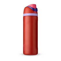 Owala FreeSip 단열 스테인리스 스틸 물병 운동 및 여행 중 사용할 수 있는 빨대 포함 BPA 프리 710 ml 샤이 마시멜로우, Grayt