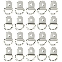 Y4AB 20Pcs D 링 볼트 픽업 침대화물 넥타이 앵커 스트랩 후크 클립104961, 05 E