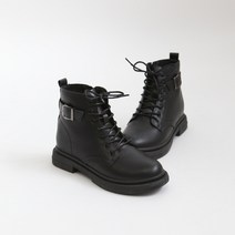 가볍고 발편한 여성워커 레이스업 앵클 플랫워커 3cm