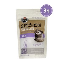 CJ제일제당 천일염 오천년의 신비 꽃소금400gX3개, 단품, 400g