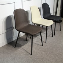 심플 인테리어 1인 가죽체어, 커피